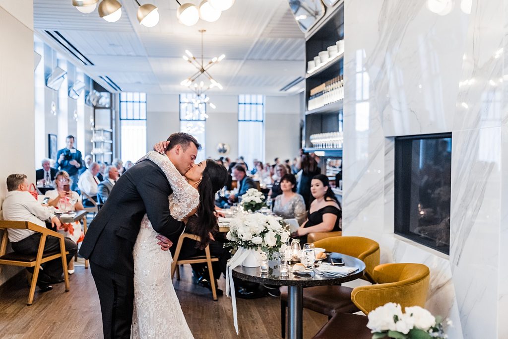 Luxe Art Deco Downtown Pittsburgh Wedding. For more modern wedding ideas, visit burghbrides.com!