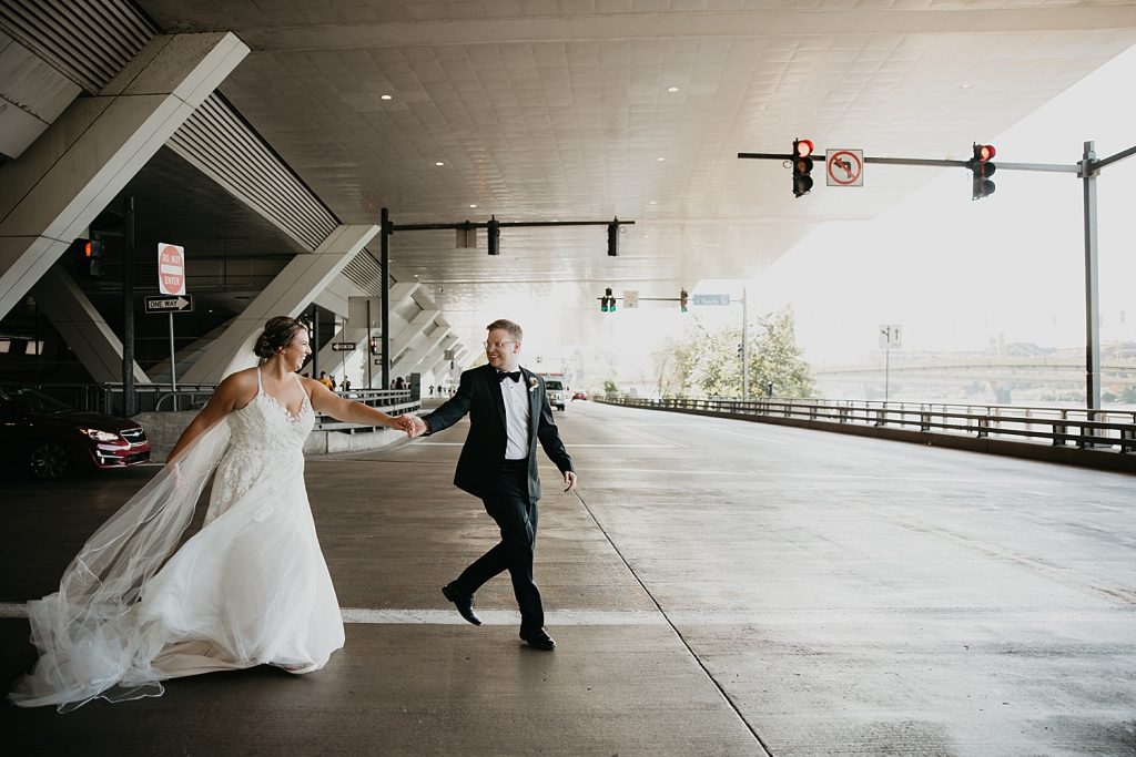 Playful Heinz History Center Wedding with Ribbon Details. For more Pittsburgh wedding ideas, visit burghbrides.com!