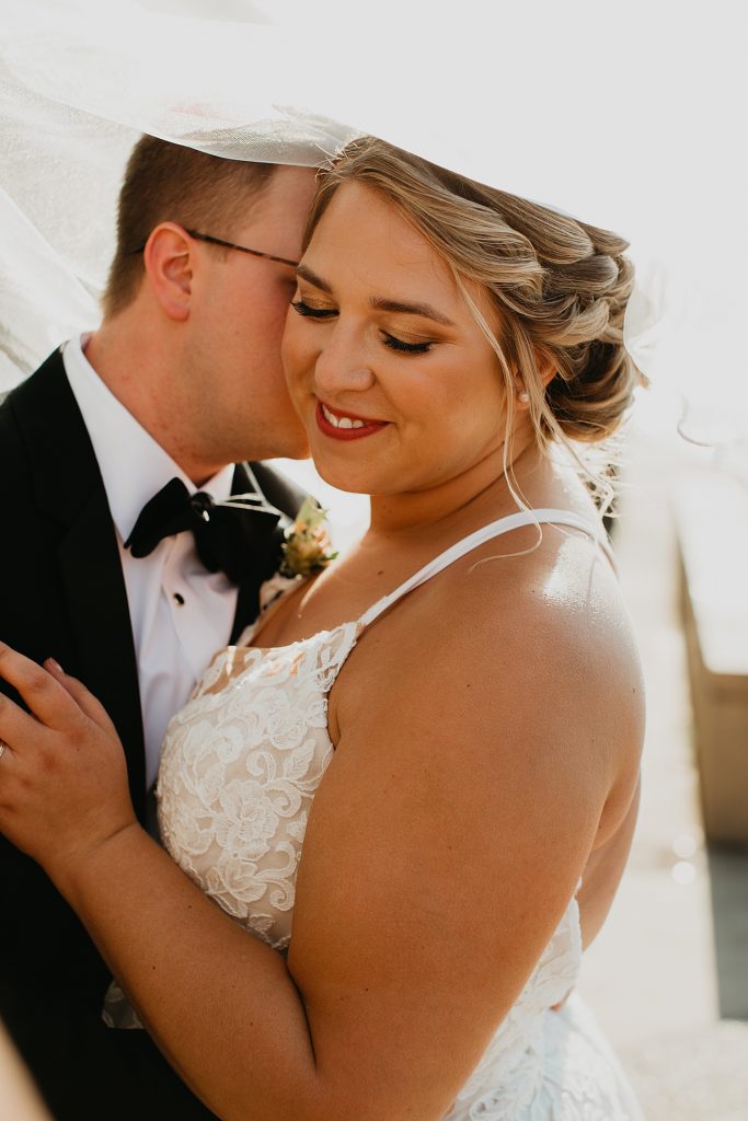 Playful Heinz History Center Wedding with Ribbon Details. For more Pittsburgh wedding ideas, visit burghbrides.com!