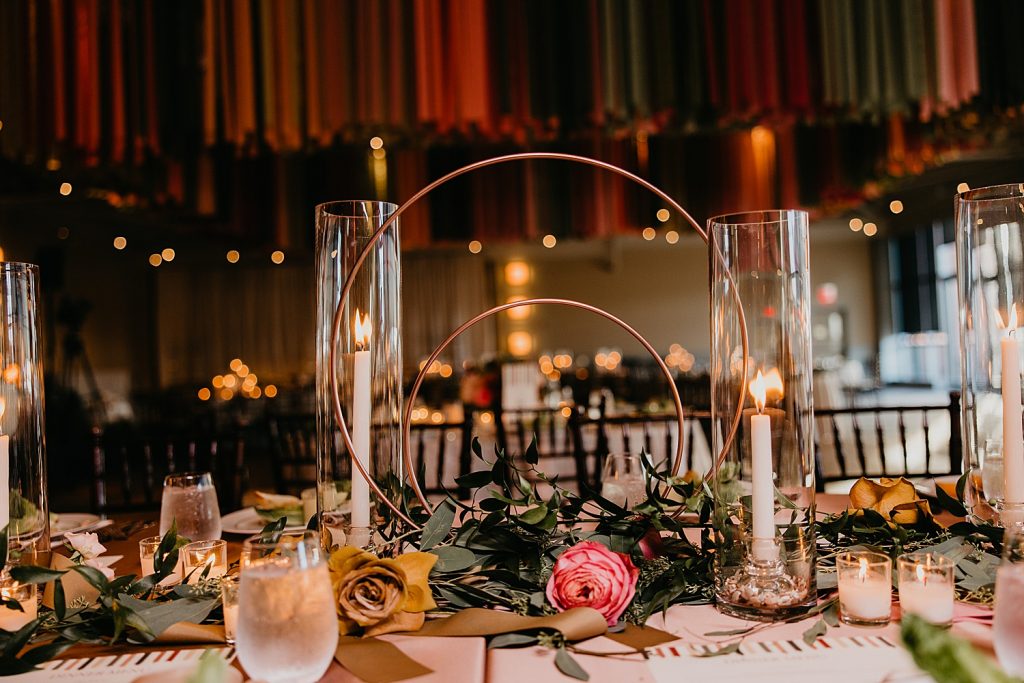 Playful Heinz History Center Wedding with Ribbon Details. For more Pittsburgh wedding ideas, visit burghbrides.com!