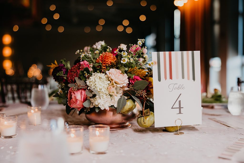 Playful Heinz History Center Wedding with Ribbon Details. For more Pittsburgh wedding ideas, visit burghbrides.com!