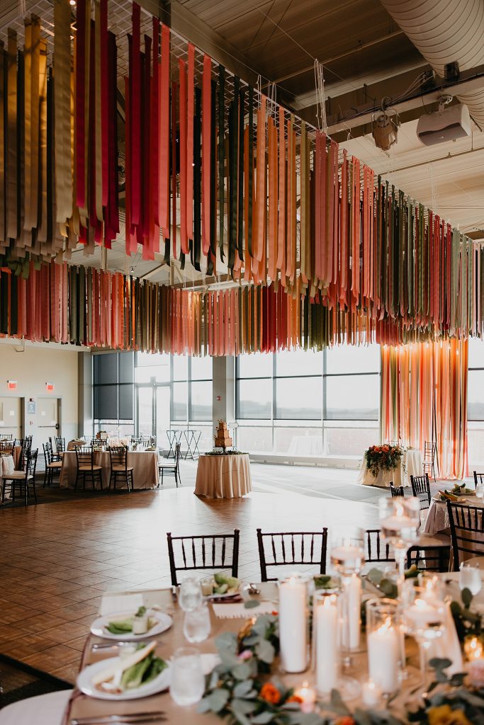 Playful Heinz History Center Wedding with Ribbon Details. For more Pittsburgh wedding ideas, visit burghbrides.com!