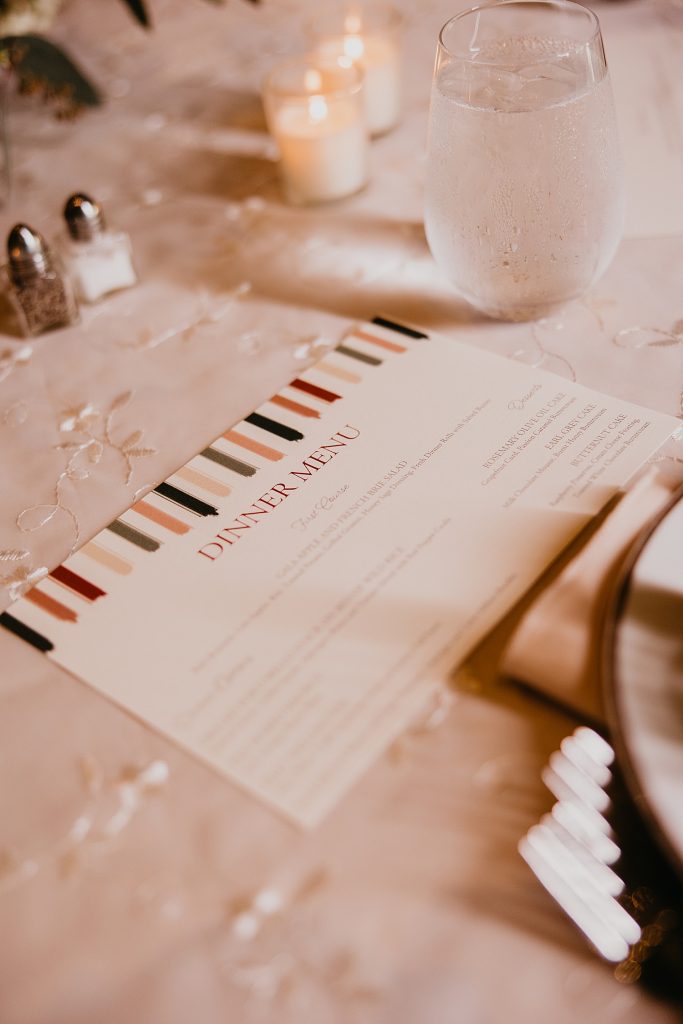 Playful Heinz History Center Wedding with Ribbon Details. For more Pittsburgh wedding ideas, visit burghbrides.com!