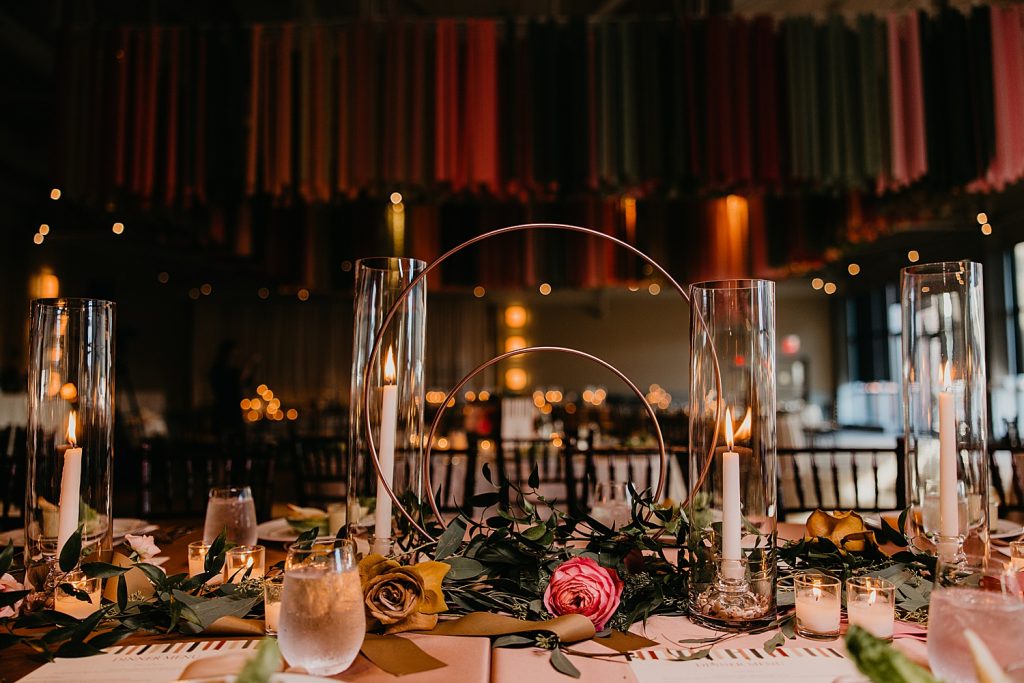 Playful Heinz History Center Wedding with Ribbon Details. For more Pittsburgh wedding ideas, visit burghbrides.com!
