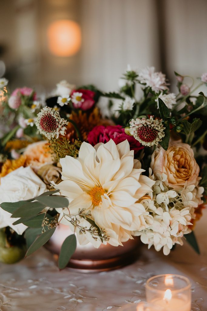 Playful Heinz History Center Wedding with Ribbon Details. For more Pittsburgh wedding ideas, visit burghbrides.com!