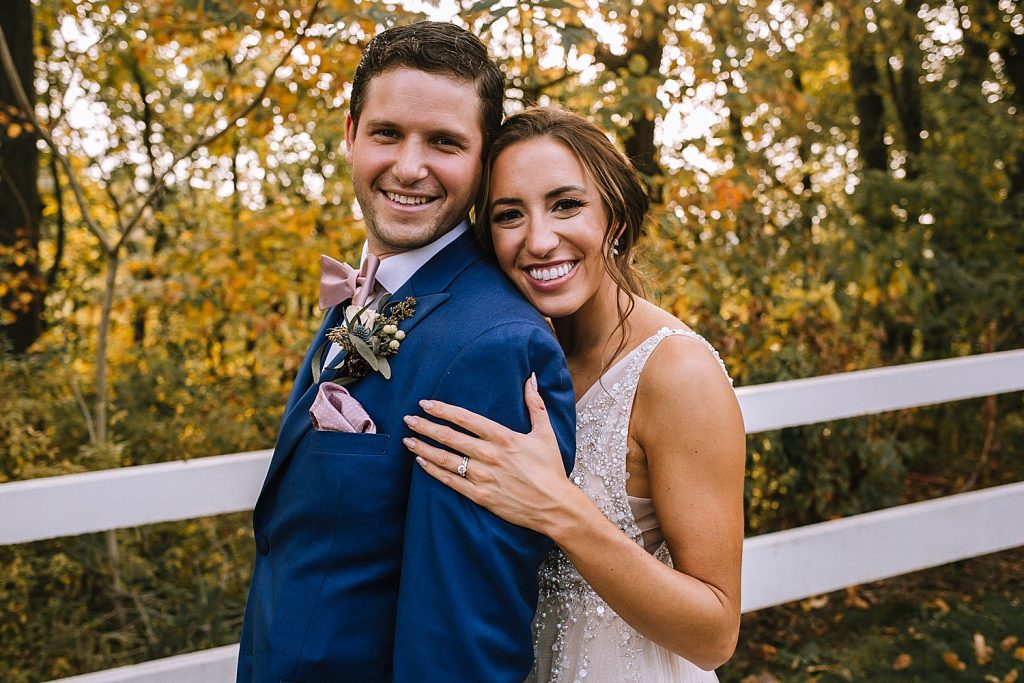 Boho Glam Wedding at Williams Golf & Country Club. For more fall wedding ideas, visit burghbrides.com!