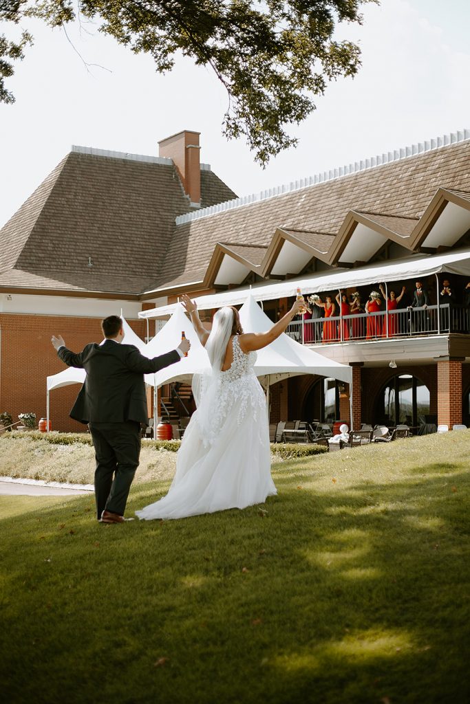 Edgewood Country Club Wedding with Nods to Pittsburgh. For more Pittsburgh wedding ideas, visit burghbrides.com!