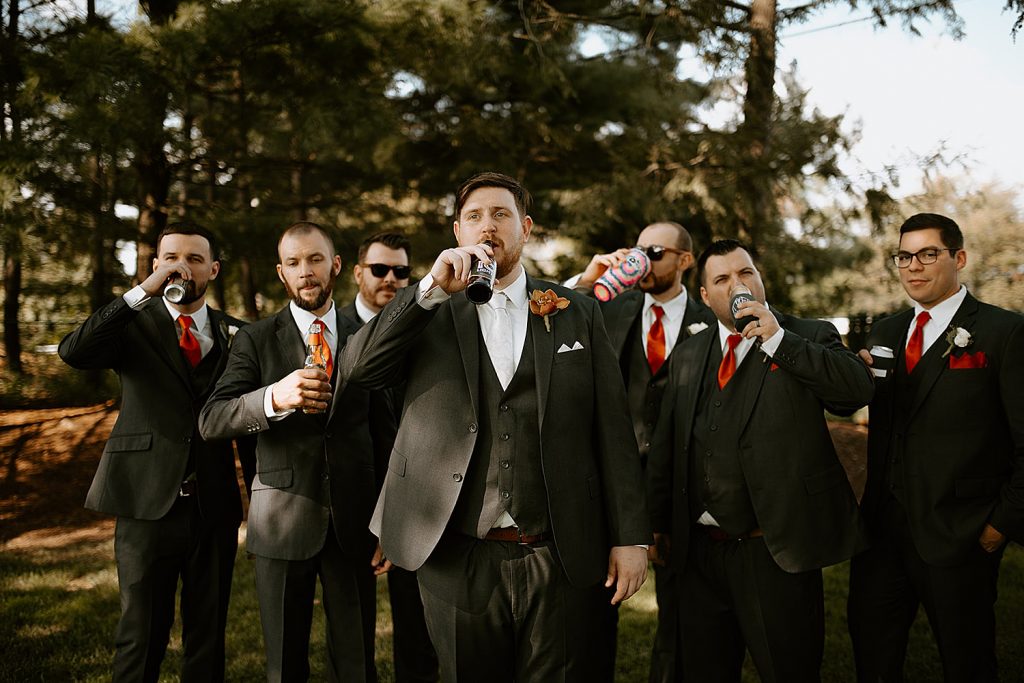 Edgewood Country Club Wedding with Nods to Pittsburgh. For more Pittsburgh wedding ideas, visit burghbrides.com!