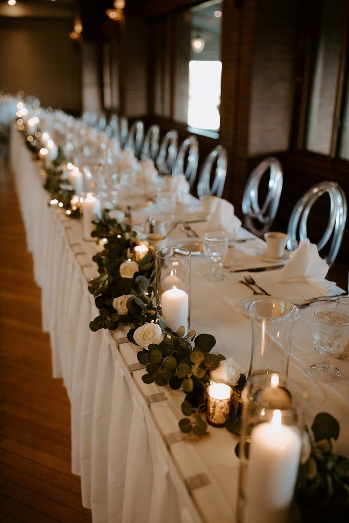 Edgewood Country Club Wedding with Nods to Pittsburgh. For more Pittsburgh wedding ideas, visit burghbrides.com!