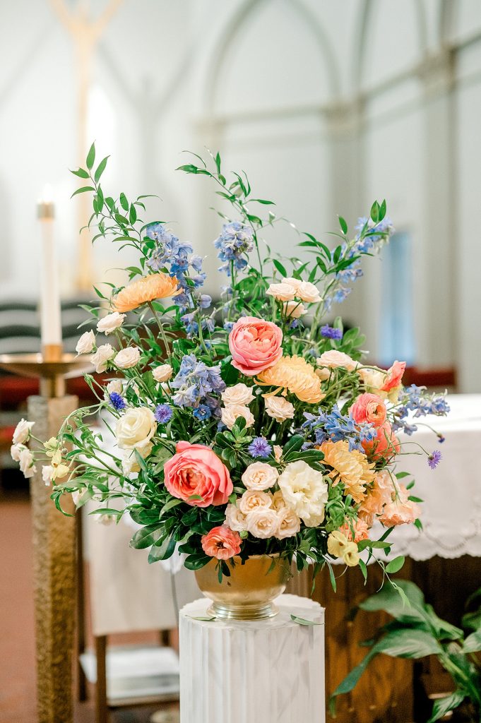 Garden Inspired Tent Wedding with Pretty Colors & Textures. For more spring wedding ideas, visit burghbrides.com!