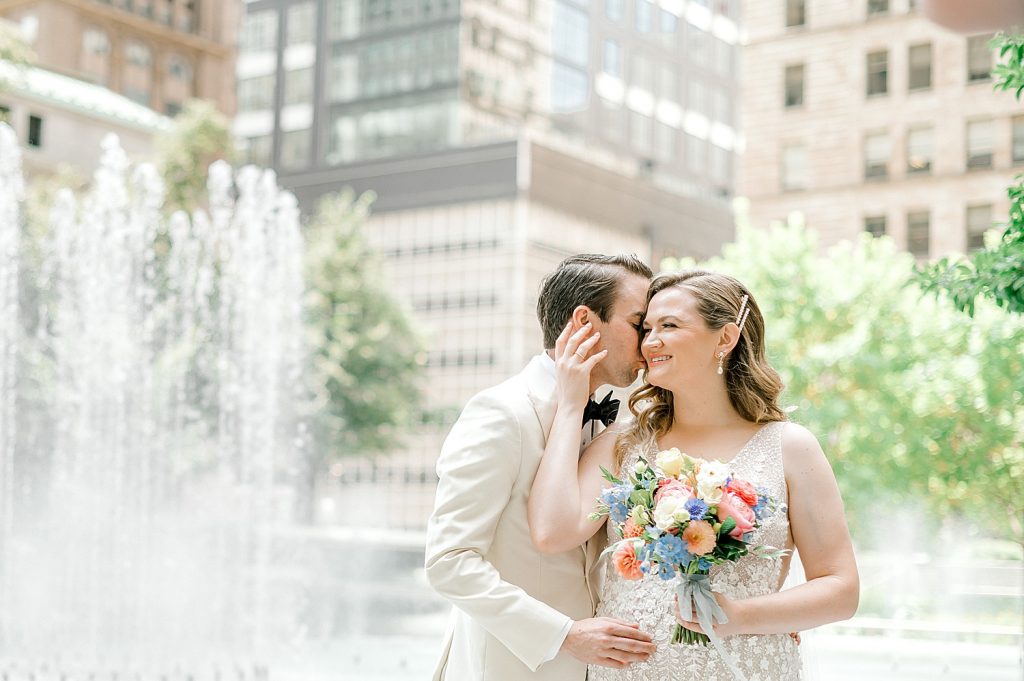 Garden Inspired Tent Wedding with Pretty Colors & Textures. For more spring wedding ideas, visit burghbrides.com!