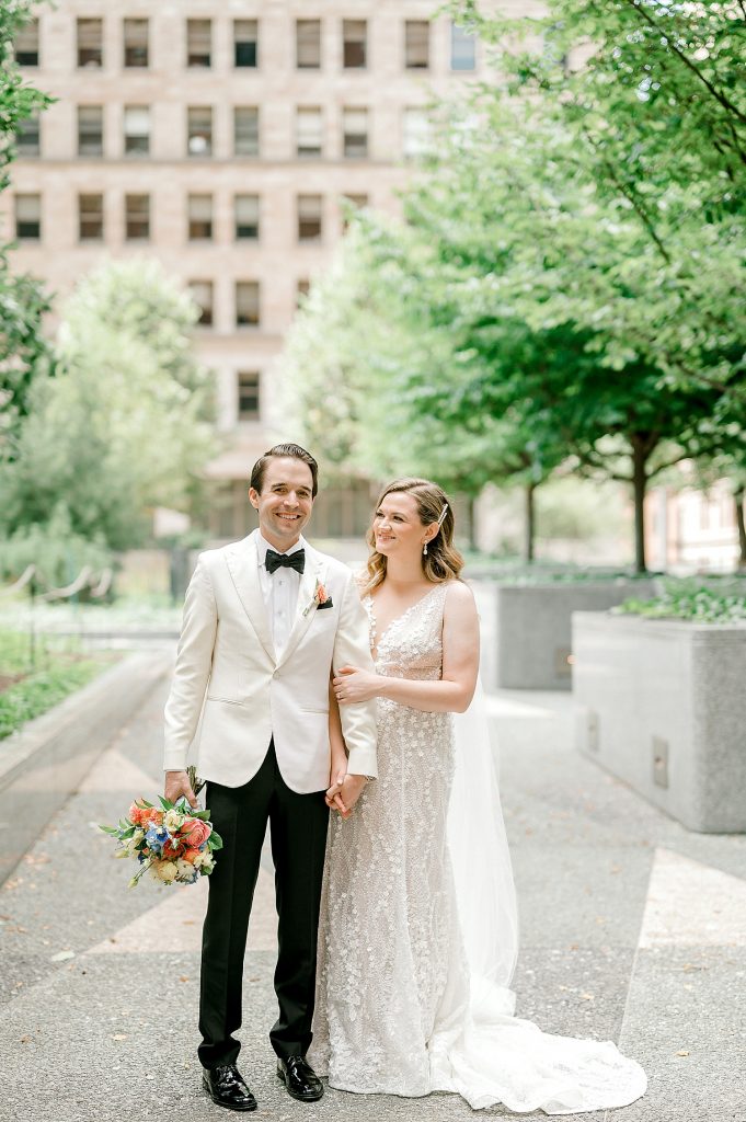 Garden Inspired Tent Wedding with Pretty Colors & Textures. For more spring wedding ideas, visit burghbrides.com!