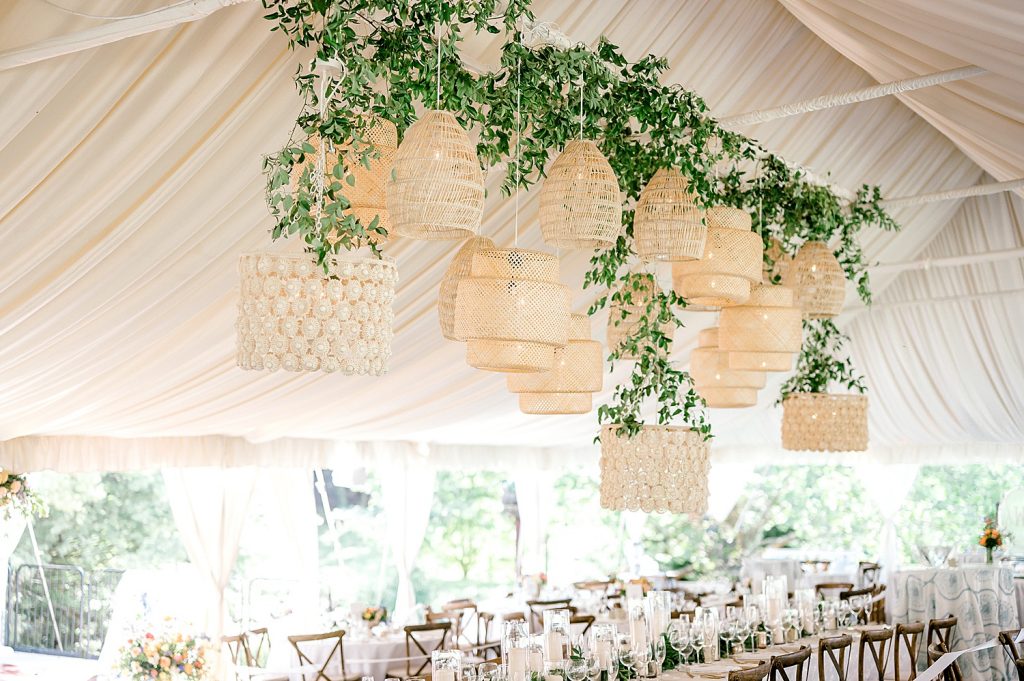 Garden Inspired Tent Wedding with Pretty Colors & Textures. For more spring wedding ideas, visit burghbrides.com!