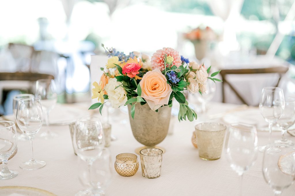 Garden Inspired Tent Wedding with Pretty Colors & Textures. For more spring wedding ideas, visit burghbrides.com!