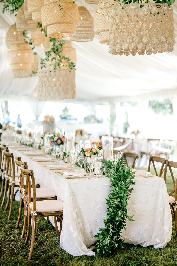 Garden Inspired Tent Wedding with Pretty Colors & Textures. For more spring wedding ideas, visit burghbrides.com!