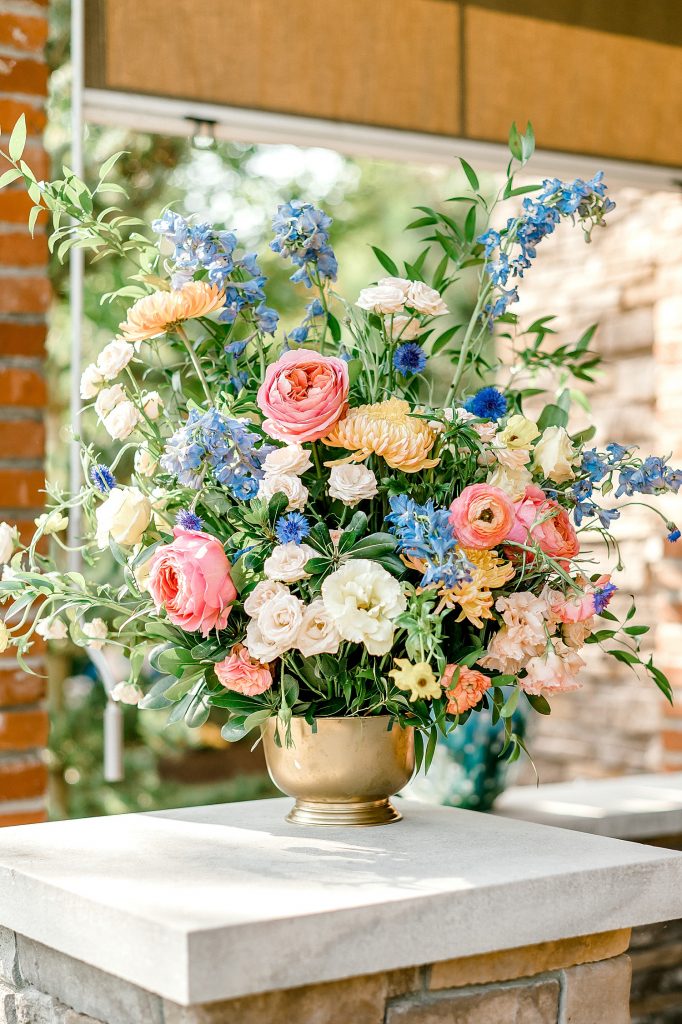 Garden Inspired Tent Wedding with Pretty Colors & Textures. For more spring wedding ideas, visit burghbrides.com!