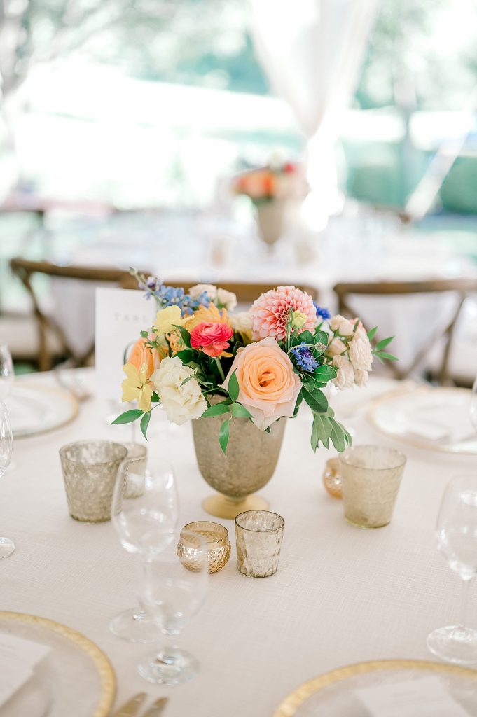 Garden Inspired Tent Wedding with Pretty Colors & Textures. For more spring wedding ideas, visit burghbrides.com!