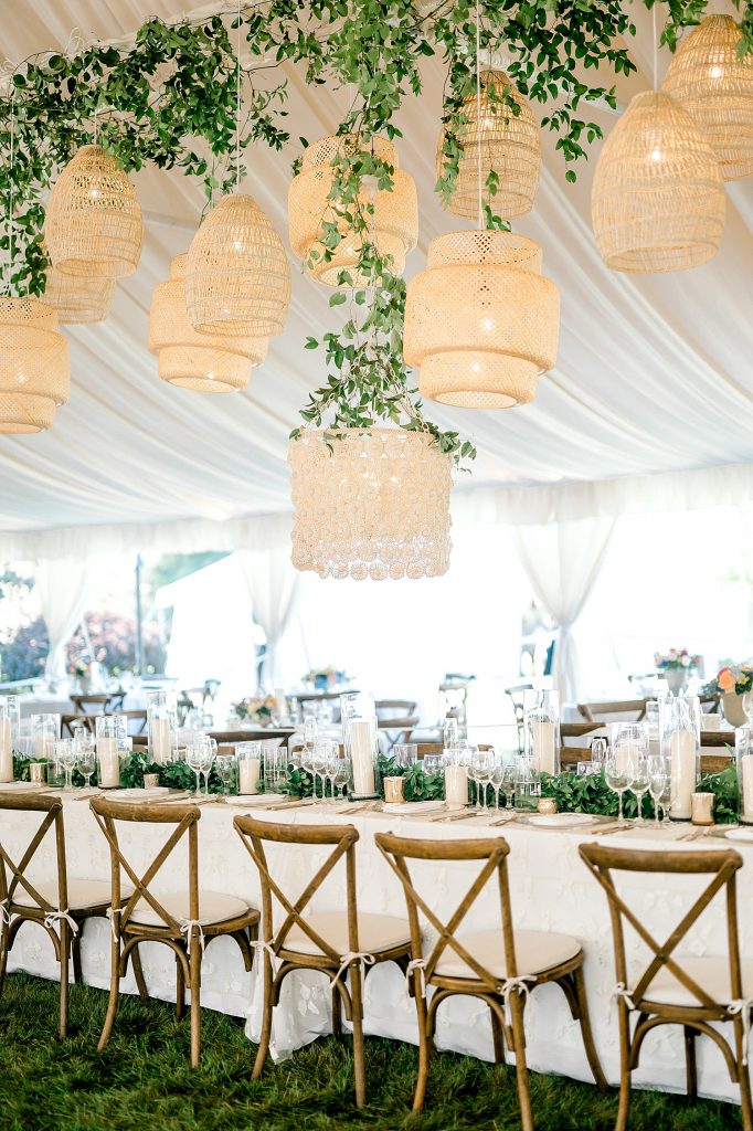 Garden Inspired Tent Wedding with Pretty Colors & Textures. For more spring wedding ideas, visit burghbrides.com!