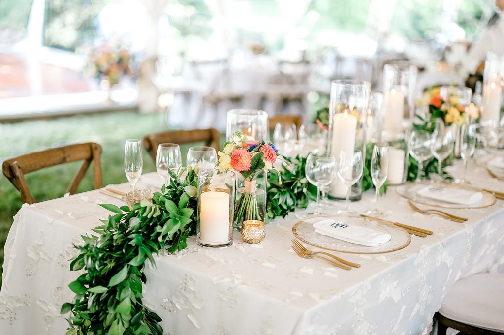 Garden Inspired Tent Wedding with Pretty Colors & Textures. For more spring wedding ideas, visit burghbrides.com!