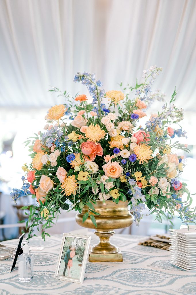 Garden Inspired Tent Wedding with Pretty Colors & Textures. For more spring wedding ideas, visit burghbrides.com!