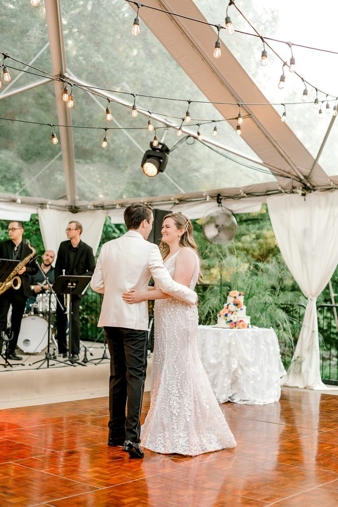 Garden Inspired Tent Wedding with Pretty Colors & Textures. For more spring wedding ideas, visit burghbrides.com!