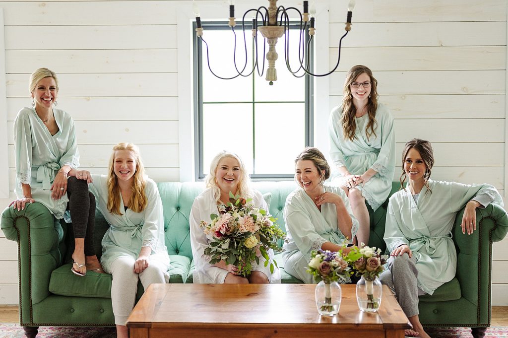 Shady Elms Farm Wedding with Mint Accents. For more rustic wedding ideas, visit burghbrides.com!
