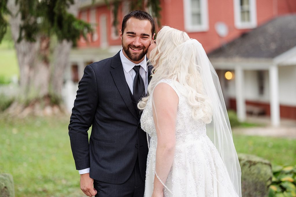Shady Elms Farm Wedding with Mint Accents. For more rustic wedding ideas, visit burghbrides.com!