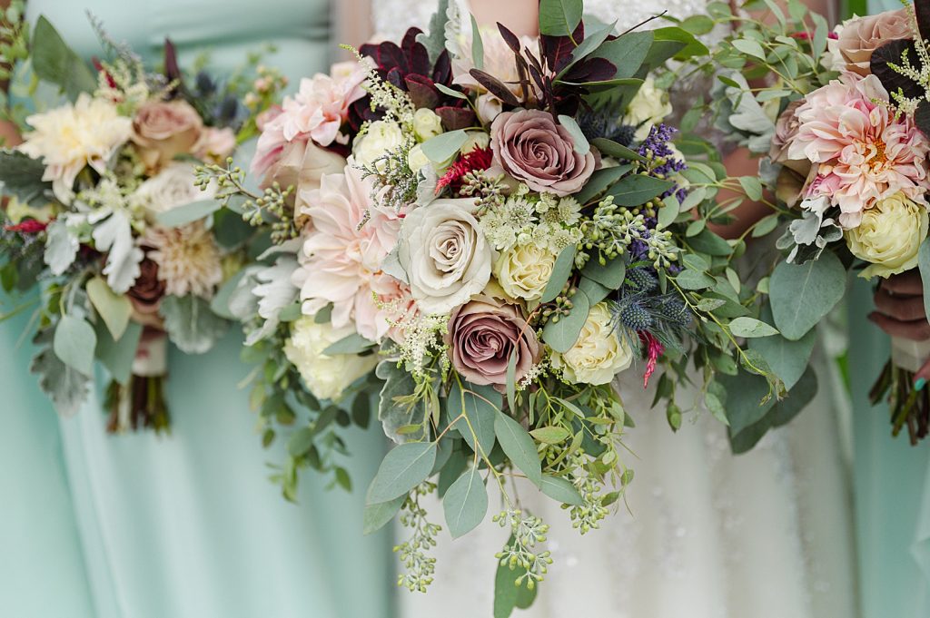 Shady Elms Farm Wedding with Mint Accents. For more rustic wedding ideas, visit burghbrides.com!