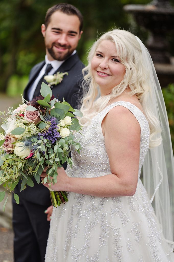 Shady Elms Farm Wedding with Mint Accents. For more rustic wedding ideas, visit burghbrides.com!