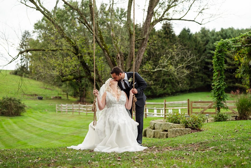 Shady Elms Farm Wedding with Mint Accents. For more rustic wedding ideas, visit burghbrides.com!