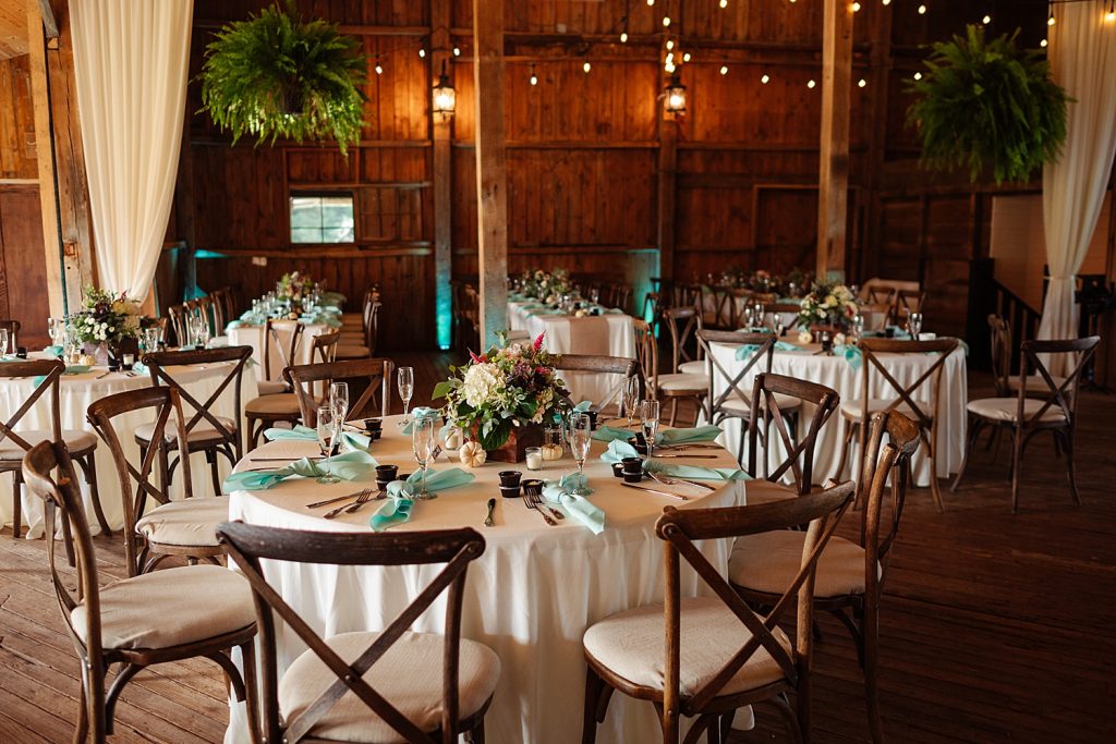 Shady Elms Farm Wedding with Mint Accents. For more rustic wedding ideas, visit burghbrides.com!