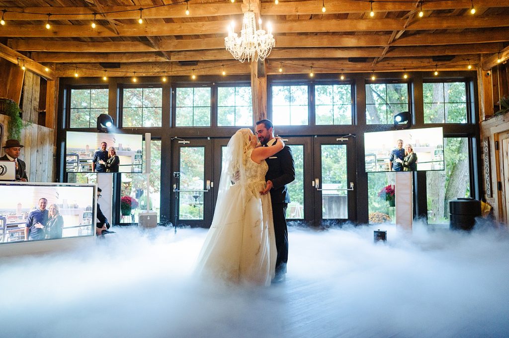 Shady Elms Farm Wedding with Mint Accents. For more rustic wedding ideas, visit burghbrides.com!