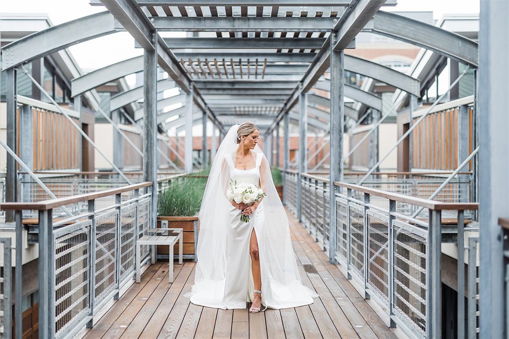 Timeless Personalized Wedding at PPG Wintergarden. For more black and white wedding ideas, visit burghbrides.com!