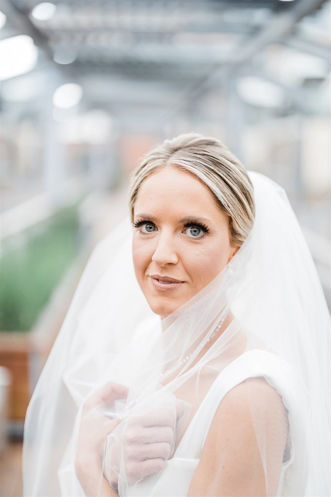 Timeless Personalized Wedding at PPG Wintergarden. For more black and white wedding ideas, visit burghbrides.com!