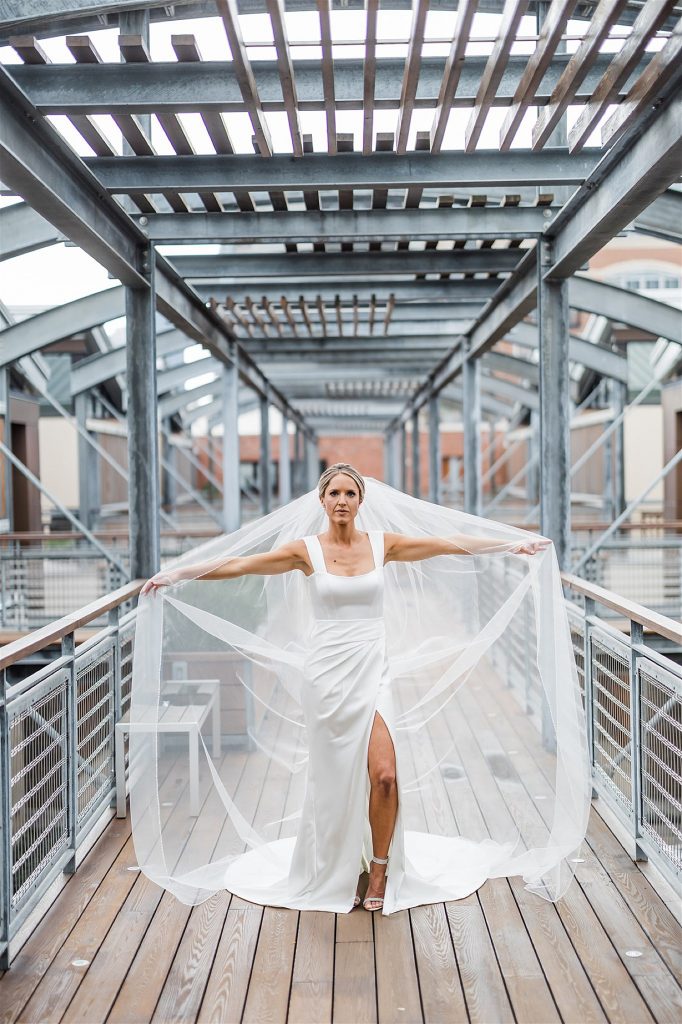 Timeless Personalized Wedding at PPG Wintergarden. For more black and white wedding ideas, visit burghbrides.com!