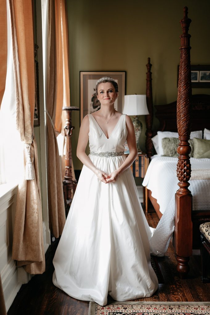 Royal English Garden Wedding at the Cathedral Room at St. Nicholas. For more royal wedding inspiration, visit burghbrides.com!