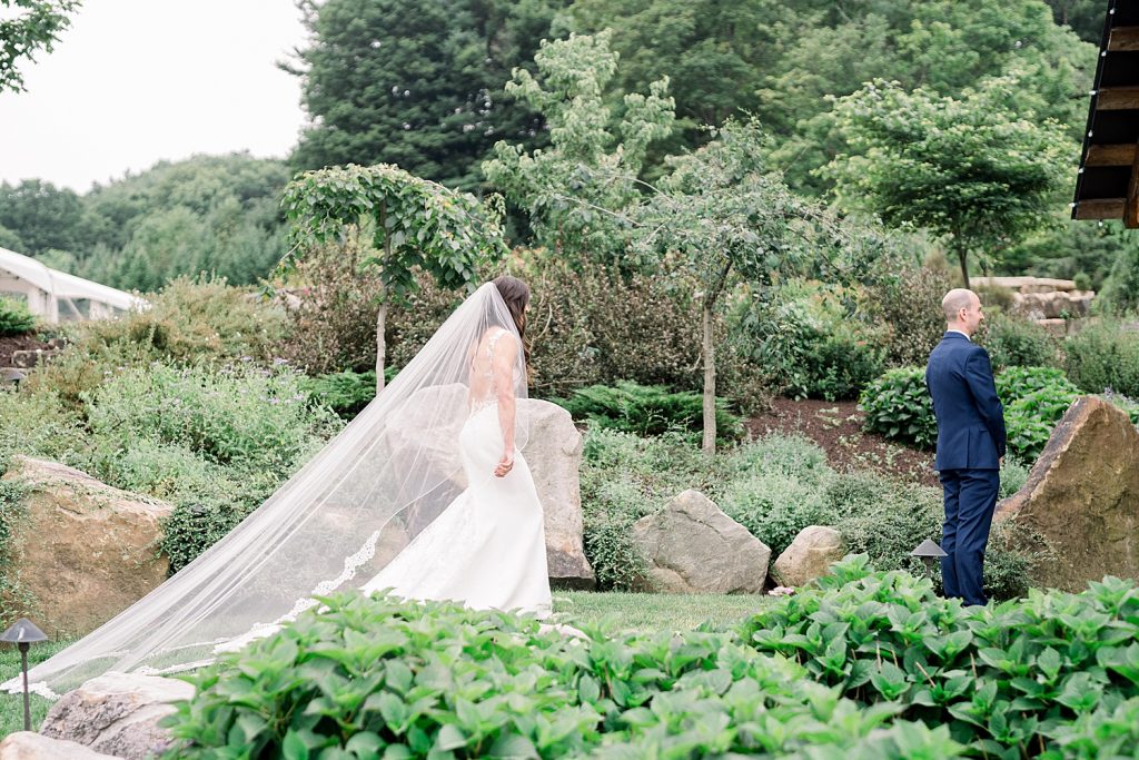 Sweet & Serene Wedding at The Barn at Maple Falls. For more romantic wedding ideas, visit burghbrides.com!