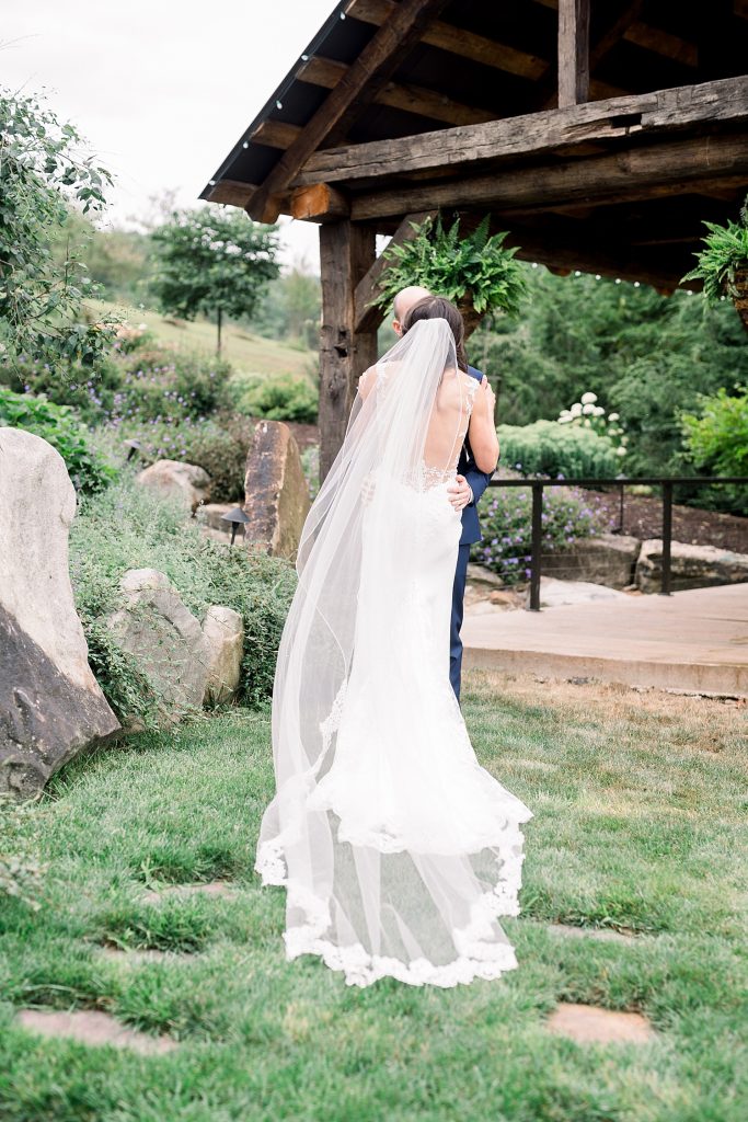 Sweet & Serene Wedding at The Barn at Maple Falls. For more romantic wedding ideas, visit burghbrides.com!