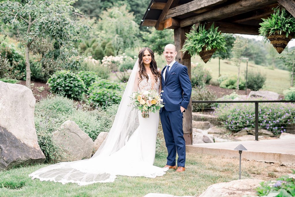 Sweet & Serene Wedding at The Barn at Maple Falls. For more romantic wedding ideas, visit burghbrides.com!