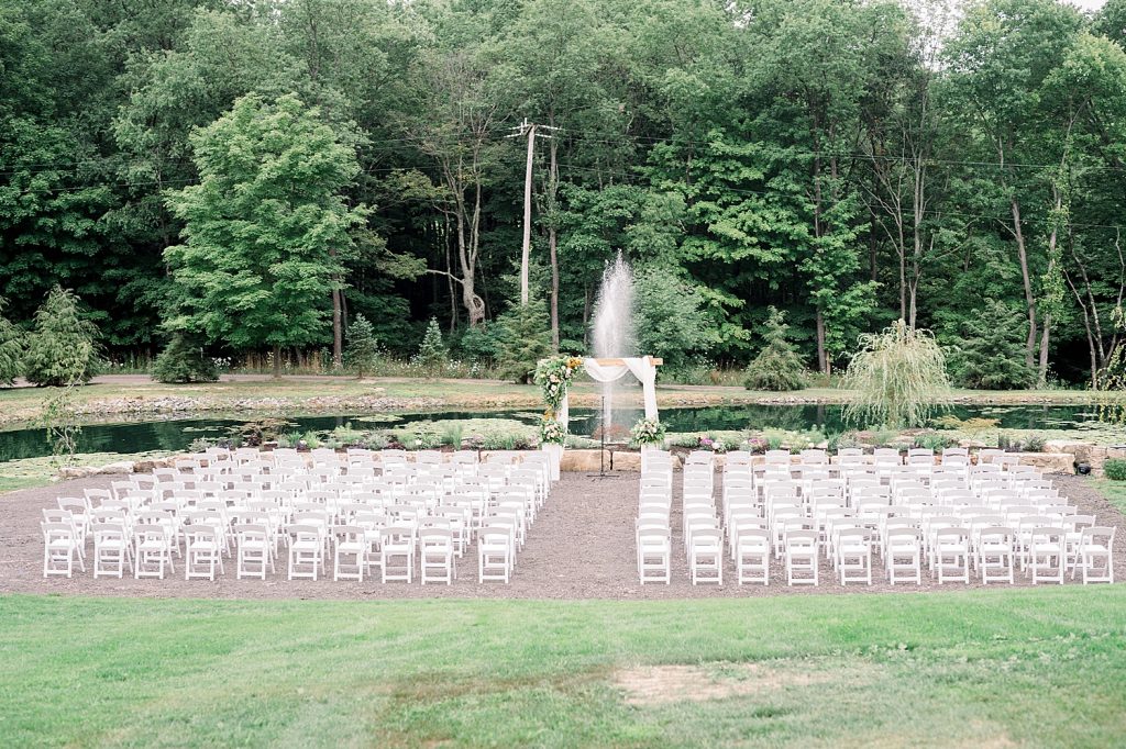 Sweet & Serene Wedding at The Barn at Maple Falls. For more romantic wedding ideas, visit burghbrides.com!