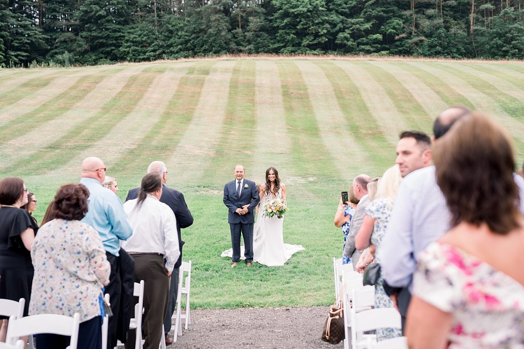 Sweet & Serene Wedding at The Barn at Maple Falls. For more romantic wedding ideas, visit burghbrides.com!