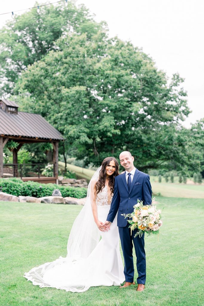 Sweet & Serene Wedding at The Barn at Maple Falls. For more romantic wedding ideas, visit burghbrides.com!