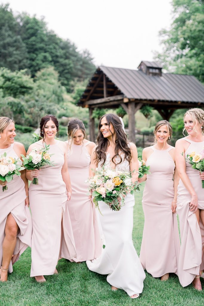 Sweet & Serene Wedding at The Barn at Maple Falls. For more romantic wedding ideas, visit burghbrides.com!