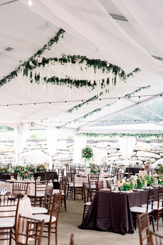 Sweet & Serene Wedding at The Barn at Maple Falls. For more romantic wedding ideas, visit burghbrides.com!