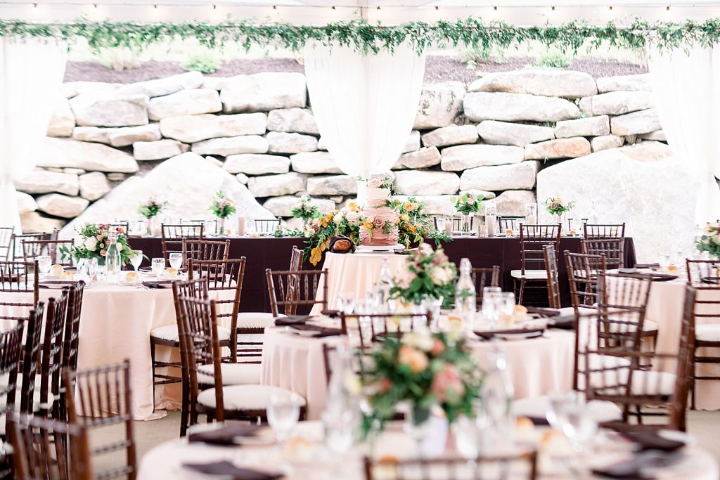 Sweet & Serene Wedding at The Barn at Maple Falls. For more romantic wedding ideas, visit burghbrides.com!