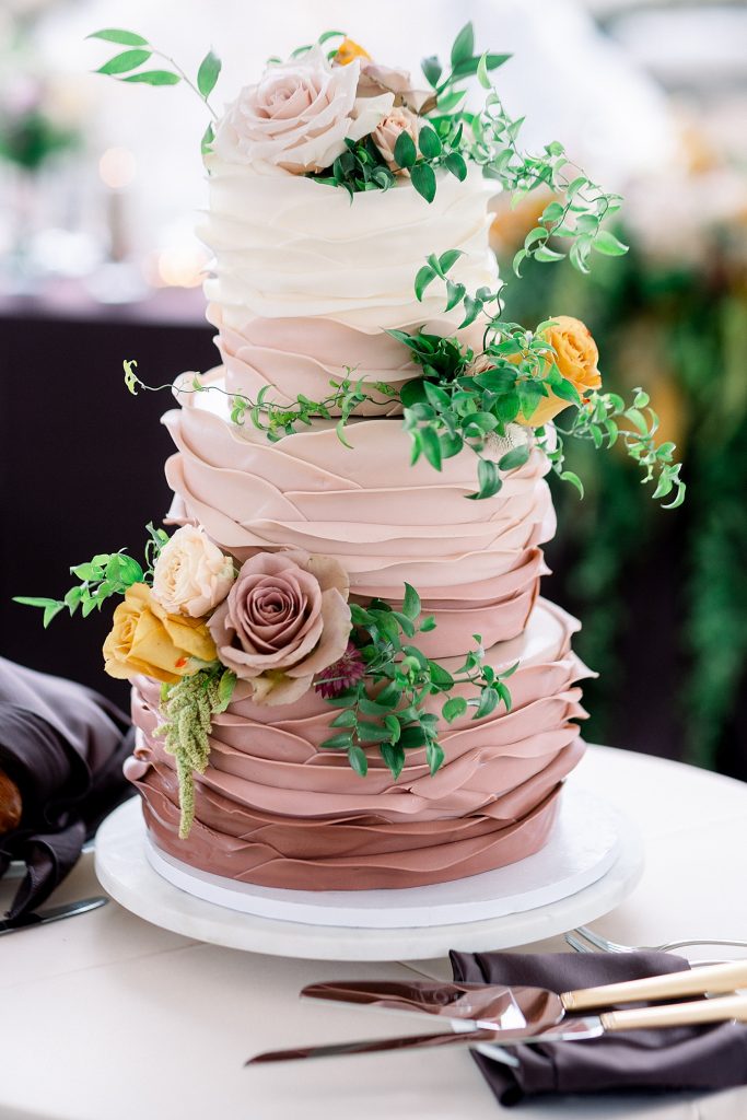 Sweet & Serene Wedding at The Barn at Maple Falls. For more romantic wedding ideas, visit burghbrides.com!