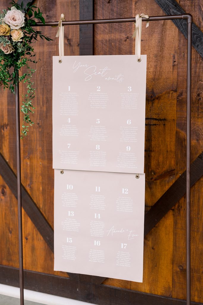 Sweet & Serene Wedding at The Barn at Maple Falls. For more romantic wedding ideas, visit burghbrides.com!