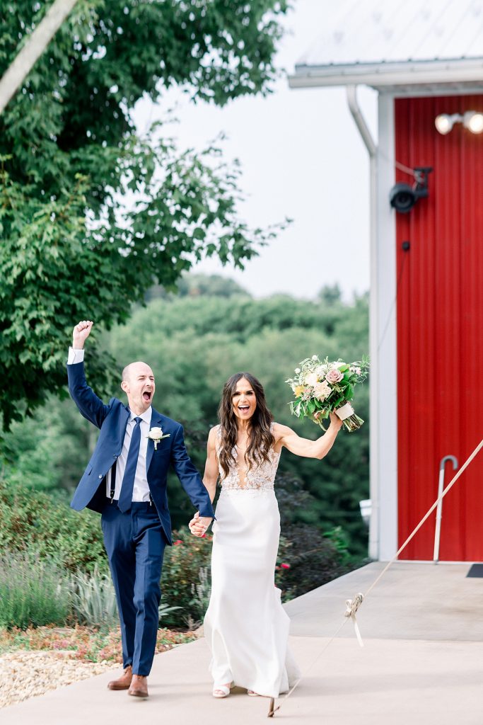 Sweet & Serene Wedding at The Barn at Maple Falls. For more romantic wedding ideas, visit burghbrides.com!