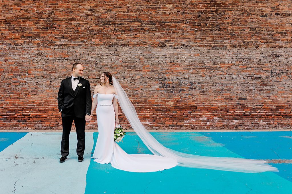 Moody & Chic Rivers Club Wedding. For more modern wedding ideas, visit burghbrides.com!