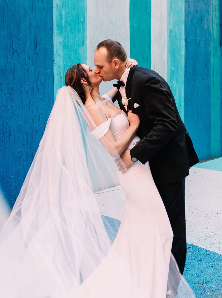 Moody & Chic Rivers Club Wedding. For more modern wedding ideas, visit burghbrides.com!